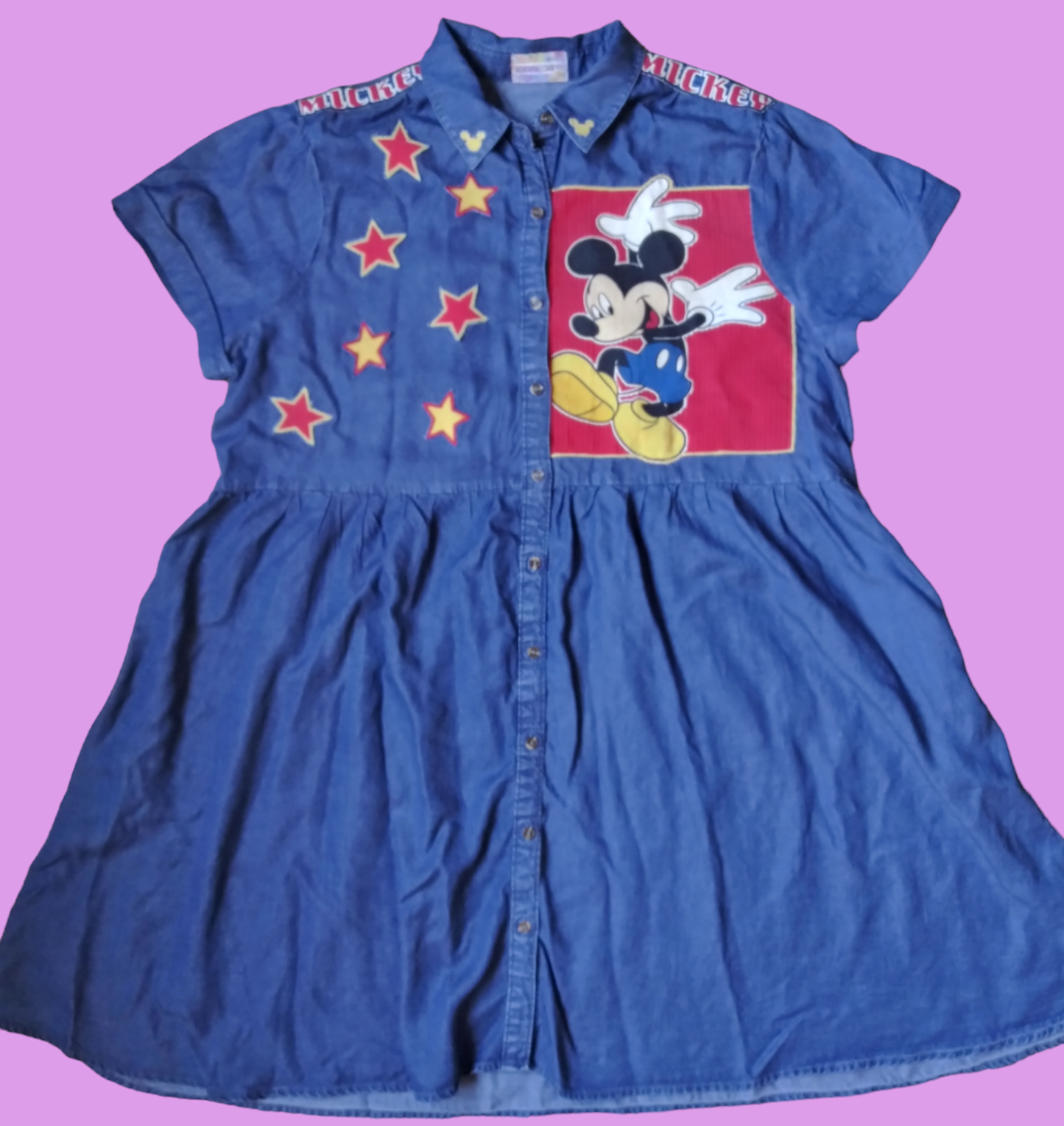 Denim Mickey dress (size 3X (22)