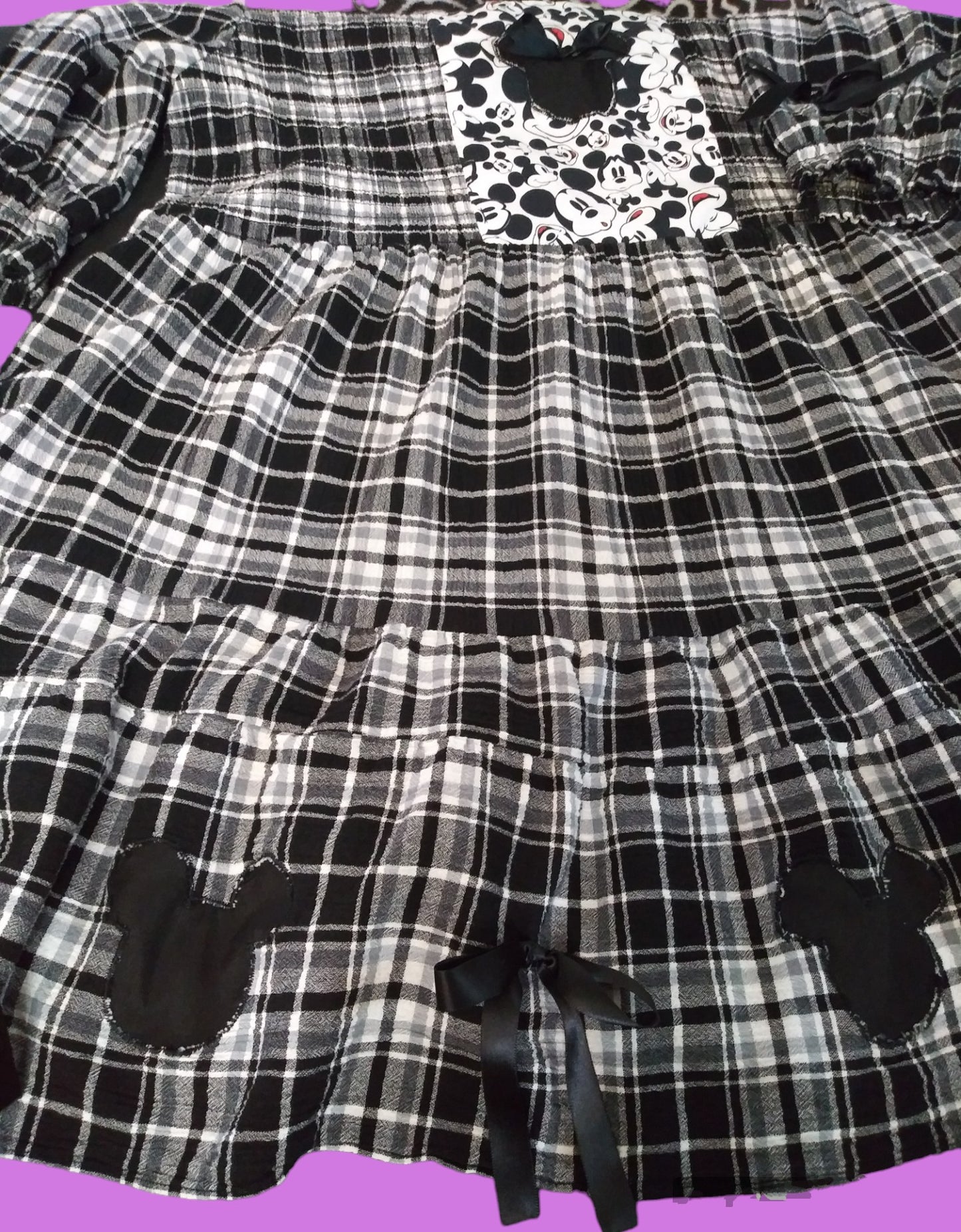 Black & white Mickey dress (size 2X-3X)