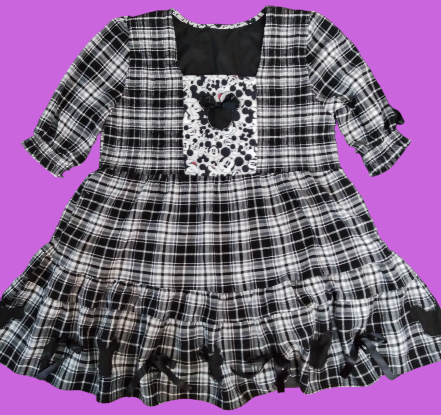 Black & white Mickey dress (size 2X-3X)