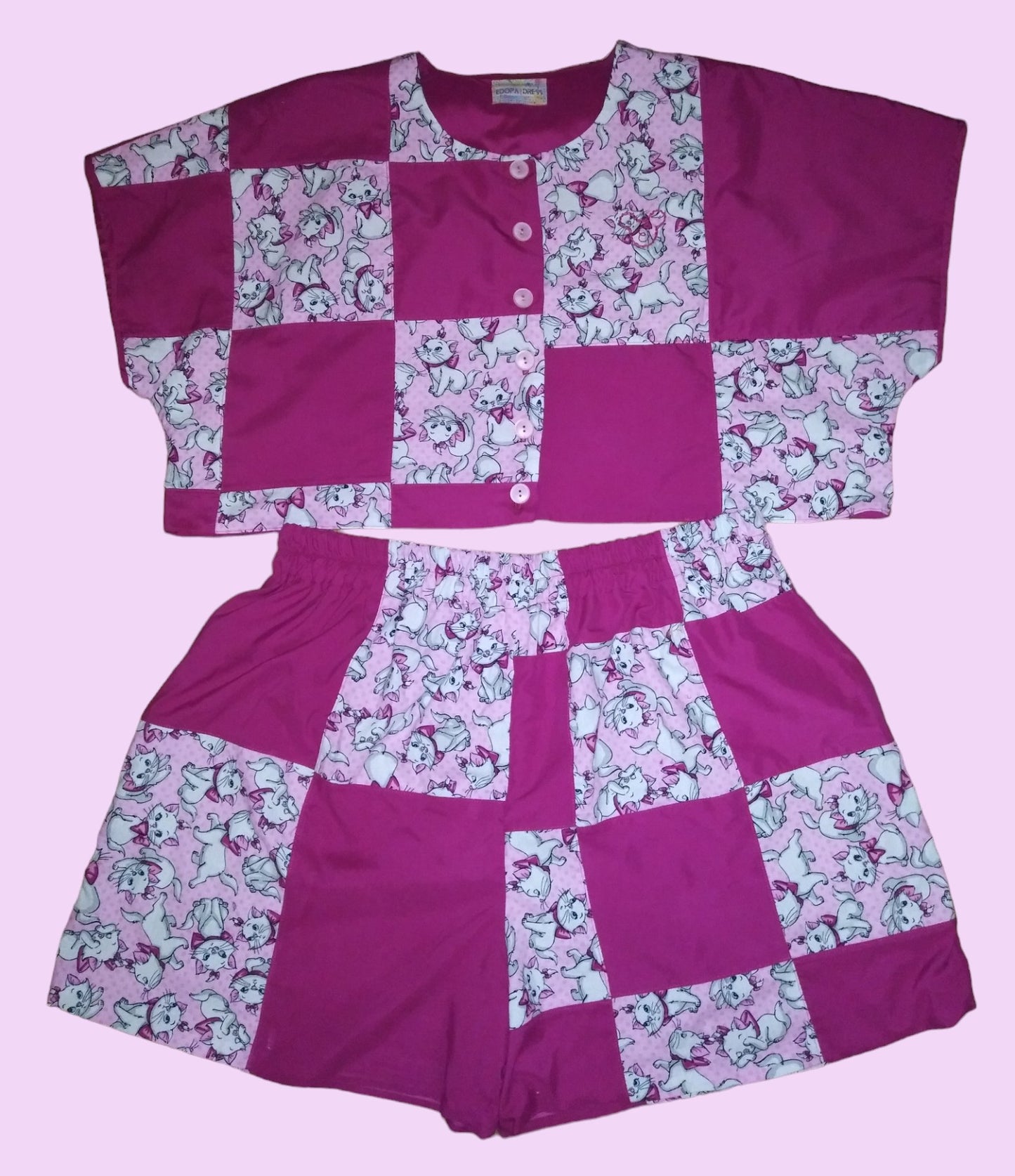 Marie Aristocats patchwork set (size L-2X)