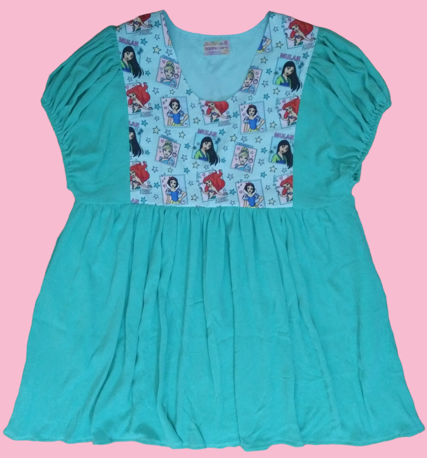 Teal Princess dress (Briar style) (size XL-2X)