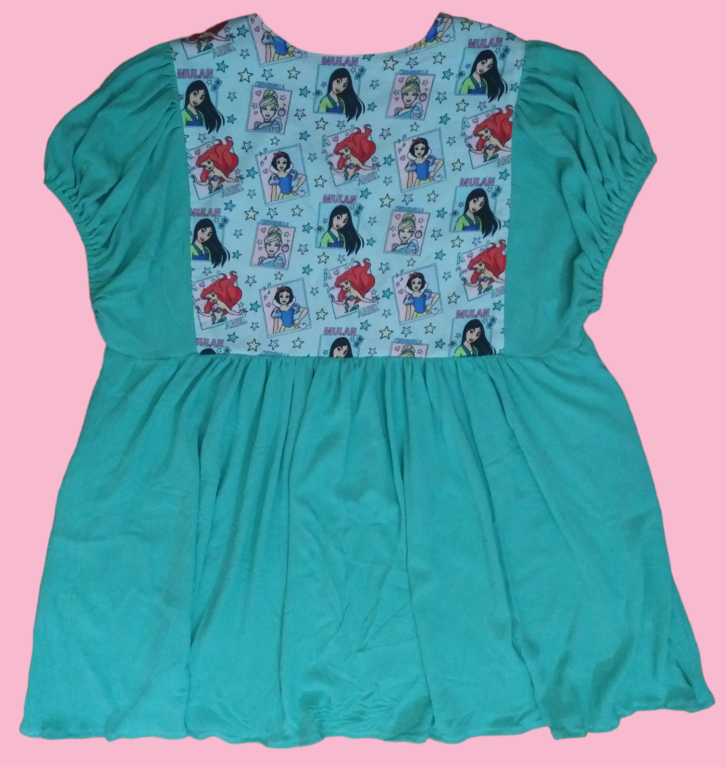 Teal Princess dress (Briar style) (size XL-2X)