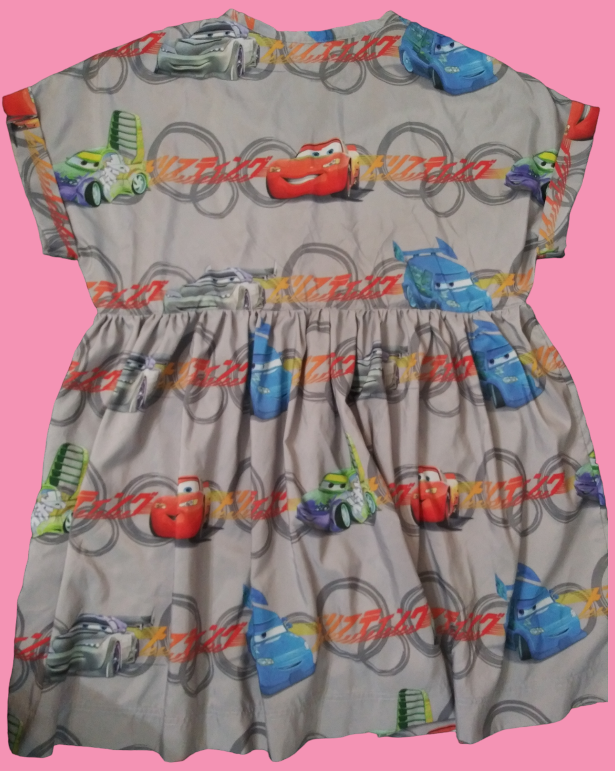 Grey Cars dress (size XL-2X)